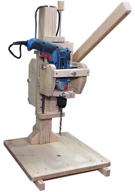 I made a new drill press for myself. You can see how I build it in this video. It is a very beautiful column drill. You can download a dimension PDF Drill Press Diy, Homemade Drill Press, Crosscut Sled, Table Drill, Drill Press Stand, Router Table Plans, Drill Press Vise, Woodworking Jig Plans, Shielded Metal Arc Welding