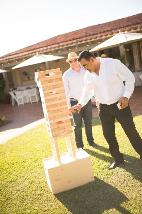 Wedding games, lawn games, giant jenga, outdoor wedding, Shannon + Andrew 9-26-15, Sherman Library and Gardens, Corona del Mar, California Giant Jenga, Wedding G, Lawn Games, Wedding Games, 40th Anniversary, Lawn, Outdoor Wedding