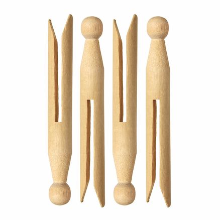 Dolly Pegs 24pk Dolly Pegs, Clothes Clips, Small Dolls, Washing Laundry, Loose Parts, Classroom Crafts, Wooden Pegs, Traditional Crafts, Model Making