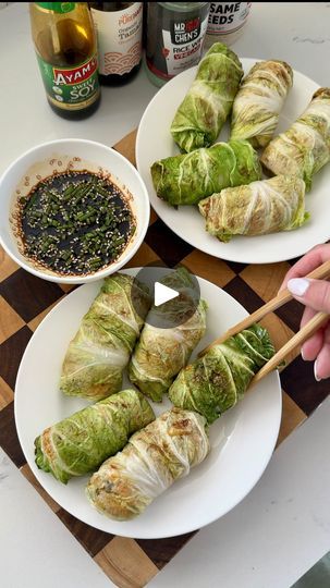 1.3M views · 97K reactions | DAY 15: AIR FRYER CABBAGE DUMPLINGS 🔥 with chicken mince and veggies. Day 15 of 30 high protein, low calorie recipes. | Recipes by Victoria  | Jeff Kaale · Flow Dumplings With Chicken, Air Fryer Cabbage, Fryer Cabbage, High Protein Low Calorie Recipes, Cabbage Dumplings, Zucchini Breakfast, Chicken Mince, Air Fryer Recipes Vegetarian, High Protein Low Calorie