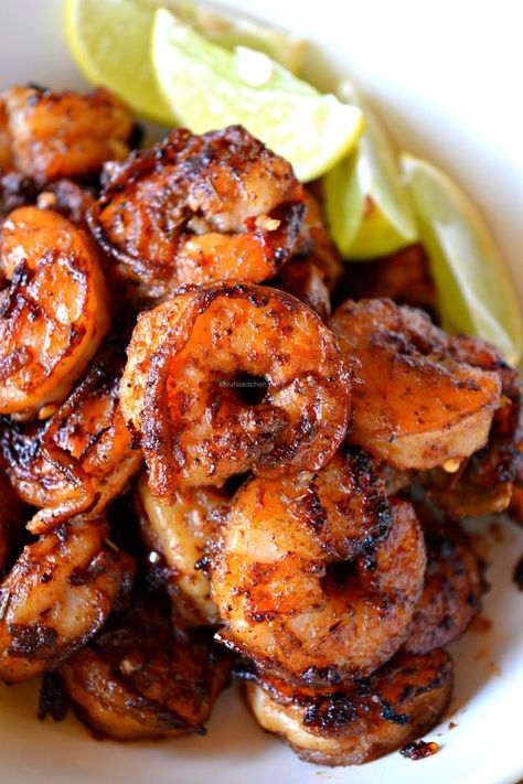 Why Spicy Honey Grilled Shrimp?
Shrimp is a fantastic protein for grilling because it cooks quickly and absorbs marinades beautifully. This recipe combines the sweetness of honey with a kick of heat from chili flakes and spices, creating a perfect balance of flavors. Plus, grilling the shrimp gives them a smoky char that enhances their natural sweetness. Whether you’re serving these as a quick snack or making them the star of your meal, these shrimp pack a punch of flavor in every bite.

... Spicy Grilled Shrimp Recipes, Spicy Honey Shrimp, Shrimp With Head Recipes, Shrimp On Grill Recipe, Honey Chili Shrimp, Honey Glazed Shrimp Recipes, Barbeque Shrimp Recipes, Asian Shrimp Marinade, Marinade For Shrimp On The Grill