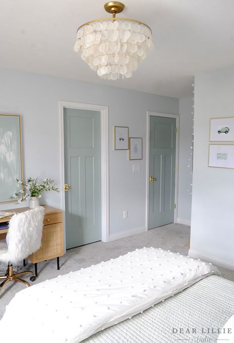 Coastal Teen Bedroom for Lillie - Dear Lillie Studio Teen Bedroom Art, Colorful Teen Girl Bedroom, Teen Coastal Bedroom, Beach Teen Bedroom, Teen Girl Bedroom Paint Colors, Teen Beach Bedroom, Bedroom Mint Green, Beachy Teen Bedroom, Coastal Teen Bedroom