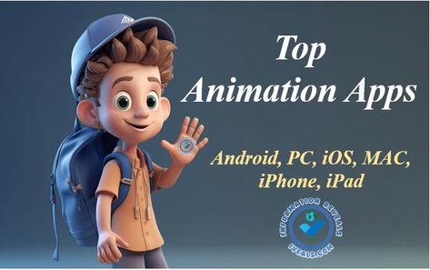 Everyone loves animations. Check these amazing Animation Apps for your devices. #animation, #Android, #Apps, #MAC, #iOS, 3D. Apps For Animation, Animation Apps, Cartoon Maker, Animation Maker, Frame By Frame Animation, New Ipad Pro, Apps For Android, Mac Ipad, How To Make Animations