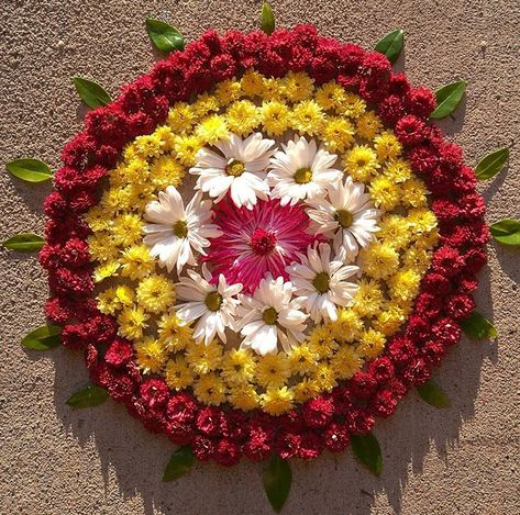 Onam 2024, Wool Crafts Diy, Floating Flower, Flower Arrangement Designs, Diy Diwali Decorations, Diwali Diy, Ganpati Decoration, Rangoli Designs Flower, Rangoli Designs Diwali