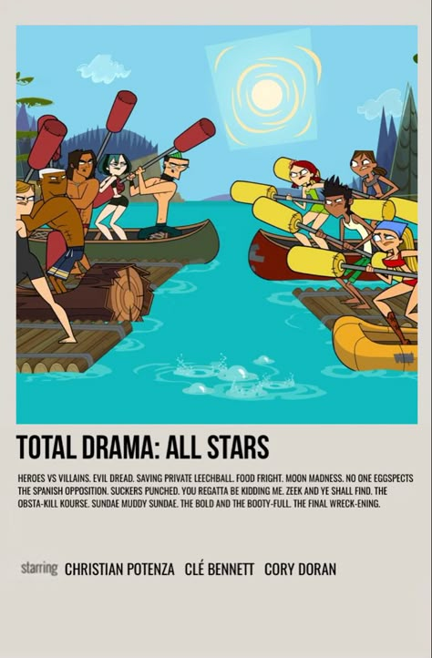 minimal polaroid season poster for total drama: all stars Total Drama Polaroid Poster, Total Drama Island Poster, Total Drama New Season, Total Drama Poster, Total Drama Island Wallpapers, Total Drama Wallpaper, Total Drama All Stars, Movies To Watch Teenagers, Island Wallpaper