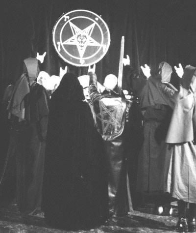 Satanic Devil Horns | This slideshow requires JavaScript. Laveyan Satanism, The Satanic Bible, Black Mass, Black Magick, Horror Pictures, Occult Art, Horror Art, Metal Bands, Dark Aesthetic