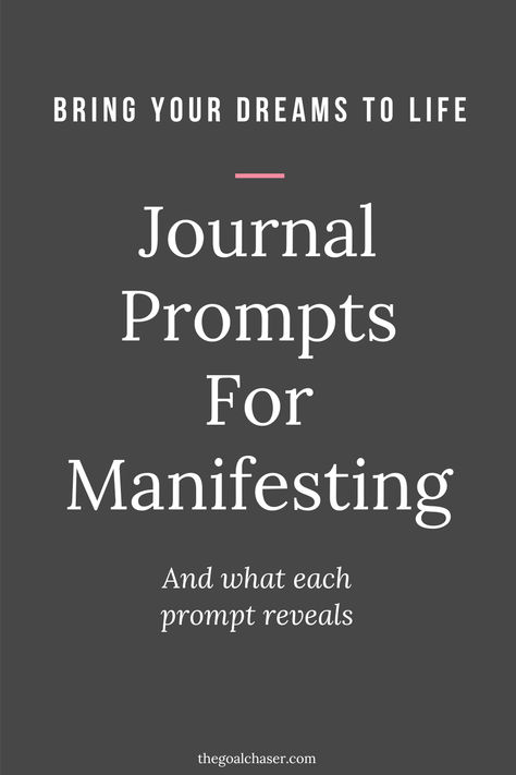 Through these journal prompts, you'll align your thoughts and intentions more closely with your true desires. We've also included a brief explanation of what each journal prompt can reveal and encourage on your manifesting journey. Happy manifesting! Journal Prompts For Dream Job, Life Changing Journal Prompts, Alignment Journal Prompts, Intention Journal Prompts, Visualization Journal Prompts, Manifest Prompts, Motivational Journal Prompts, Manifest Journal Prompts, Journal Prompts For Manifestation