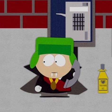 Vampire Kyle, South Park Halloween, Scene Icon, Kyle South Park, South Park Memes, What Is Halloween, North Garden, Me Irl, Kyle Broflovski