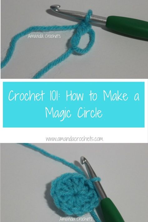 Crochet Start, Amanda Crochets, Magic Circle Crochet, Left Handed Crochet, Circle Crochet, Crochet Bloggers, Crochet Circle, Crochet 101, Crochet Panda