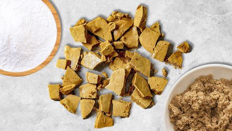 The TikTok 'Magic Candy' Tastes Like Honeycomb And Only Requires 2 Ingredients - Tasting Table How To Make Honeycomb, Honeycomb Recipe, Bee Food, The Chew Recipes, Toffee Recipe, The Chew, Sweet Lover, Golden Syrup, Homemade Candies