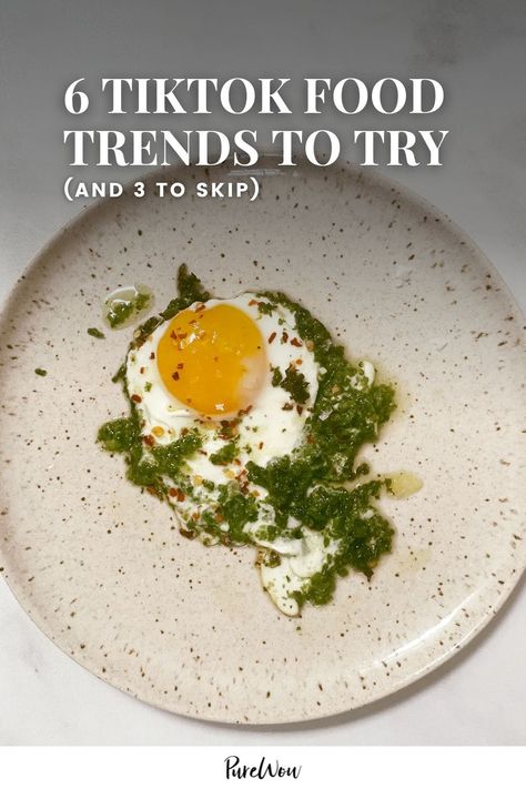 Tiktok Food Trends, Bread Tiktok, Meatless Chicken, Vegan Ribs, Pesto Eggs, Sweet Potato Tacos, Tiktok Food, Best Food Photography, Cloud Bread