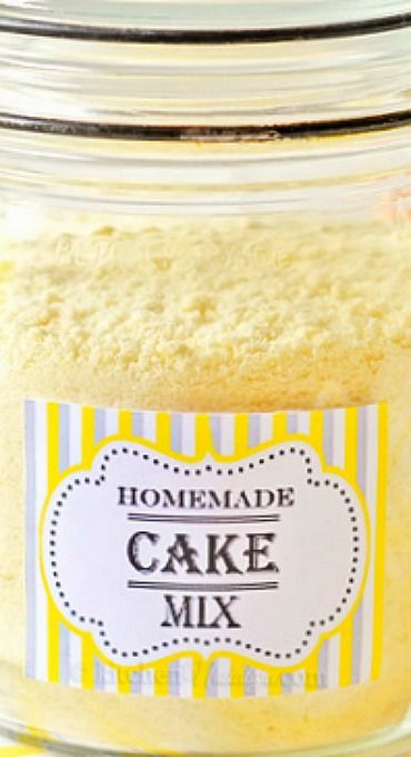 Diy Lemon Cake Mix Recipes, Dry Cake Mix Recipe In A Jar, Diy Cake Mix In A Jar, Mason Jar Cake Mix Recipe, Homemade Cake Mix Recipes, Cake Mix Recipes Homemade, Pantry Mixes, Homemade Cake Mixes, Kitchen Nostalgia