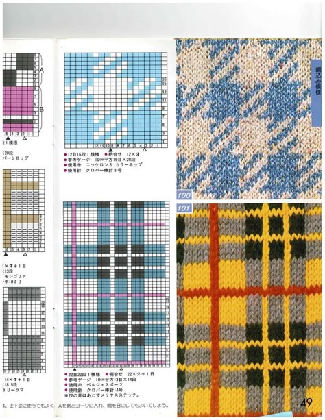 Crochet Checker Board, Check Knitting Pattern, Knitting Checker Pattern, Crochet Lace Projects Ideas, Plaid Pixel Art, Italian Crochet Patterns, Colorwork Charts Knitting, Knitting Colourwork Charts, Knitting Motifs Charts