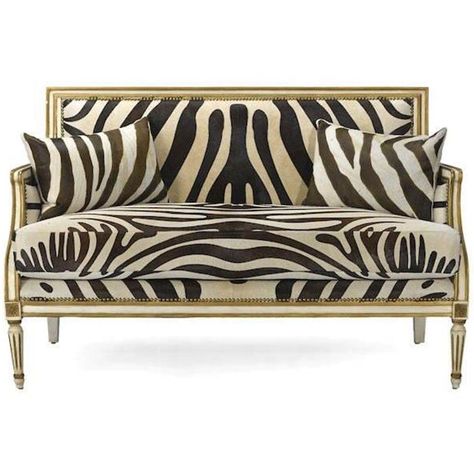 Vintage Furniture Living Room, French Vintage Furniture, Zebra Rugs, Animal Print Furniture, French Settee, Sofa Couch Living Room, Vintage French Furniture, Leather Sofa Couch, Animal Print Decor