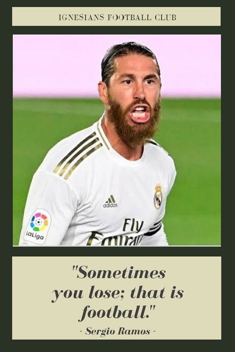 Sergio Ramos: Soccer Motivation ⚽💯 . #ignesiansfc . . . #football #fifa #soccer #footballer #footballclub #footballgame #footballfans #footballplayer #footballskills #athlete #athletedevelopment #sergioramos #ramos #realmadrid #madrid #realmadridlegacy #bestplayer #defender #spanish #spain #champion #goal #dream #passion #footballislife #sports #legend #worldfootball #legacy #laliga #inspirationalquote #motivation #winningattitude #footballlove Football Defenders Quotes, Football Defenders, Football Motivation, Inspirational Motivational Quotes, Football Is Life, Football Love, Football Quotes, Soccer Motivation, World Football