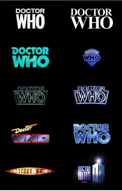 DW Logos over time Doctor Who Logo, Thirteenth Doctor, Jodie Whittaker, First Doctor, 11th Doctor, Wibbly Wobbly Timey Wimey Stuff, Female Doctor, Big Balls, Torchwood