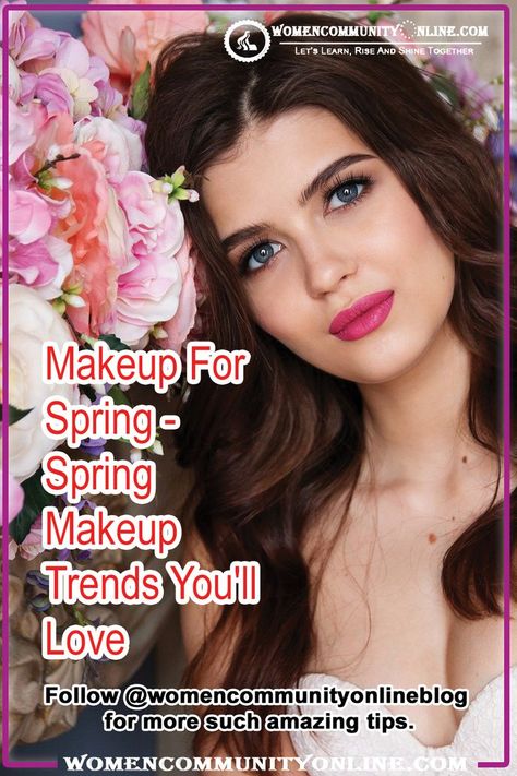 spring makeup, makeup, beauty, makeup ideas, spring makeup lover, makeup looks, makeup addict, summer makeup, makeup look, eye makeup, spring makeup look, colorful makeup, makeup inspiration Makeup For Spring, Women Community, Spring Makeup Trends, Eye Looks, Online Blog, Spring Makeup, Grow Together, Summer Makeup, Colorful Makeup