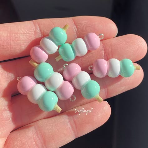 Dango charms! These will be made into earrings! 🍡 I love the way the pastel colors look together ✨ . . . . #polymerclay #polymerclayart… | Instagram Super Clay, Cute Trinkets, Fimo Diy, Candy Clay, Mushroom Crafts, Second Birthday Party, Clay Inspo, Polymer Clay Diy, Clay Stuff