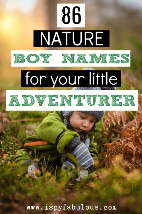 Unique Nature Names, Nature Inspired Boy Names, Gaelic Boy Names, Nature Boy Names, Nature Baby Names, Nature Names For Boys, Earthy Boy Names, Names Nature, Nature Inspired Names