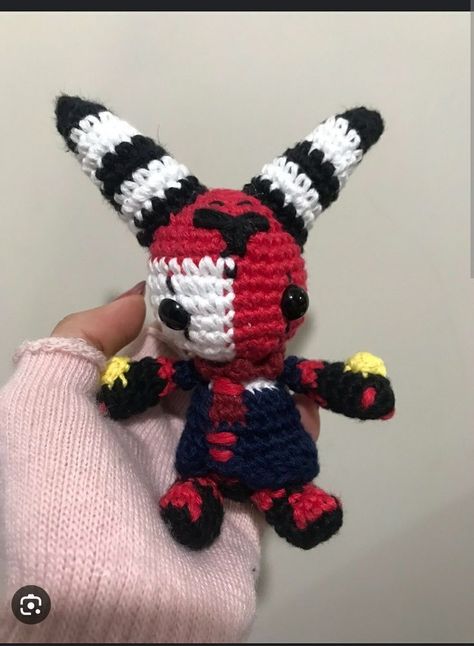 Generation Loss Crochet, Helluva Boss Plushies, Helluva Boss Plush, Crochet Helluva Boss, Helluva Boss Crochet, Hazbin Hotel Crochet, Crochet Fnaf, Fnaf Crochet, Easy Crochet Animals