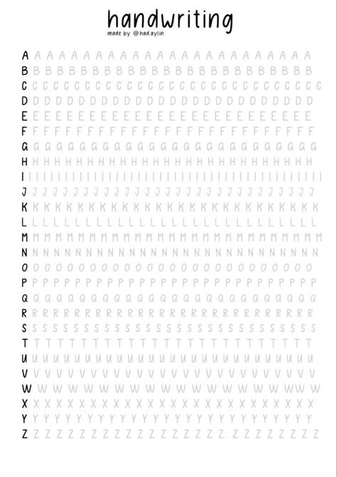 Handwriting practice sheet 🤍 | Schöne schriftarten alphabet, Kalligraphie für anfä… in … | Schön schreiben lernen, Schöne schriftarten alphabet, Handschriftenstile Improve Handwriting Worksheets, Handwriting Templates, Handwriting Exercises, Handwriting Template, Alphabet Practice Sheets, Handwriting Practice Paper, Handwriting Worksheet, Hand Lettering Practice Sheets, Lettering Practice Sheets