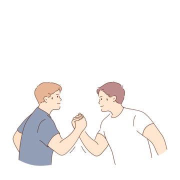 Arm Wrestling Illustration, Arm Wrestling Drawing, Wrestling Illustration, Arm Wrestling, Strong Arms, Sky Photos, Hand Sketch, Png Transparent Background, Cartoon Illustration