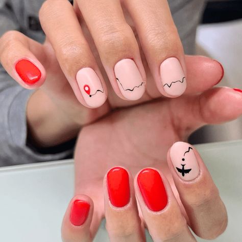 @lunulanaillab Summer Nail Looks, Doing My Own Nails, All Nail Shapes, Europe Nails, Nail Lab, Sheer Nails, Themed Nails, Minimal Nails Art, Nail Looks