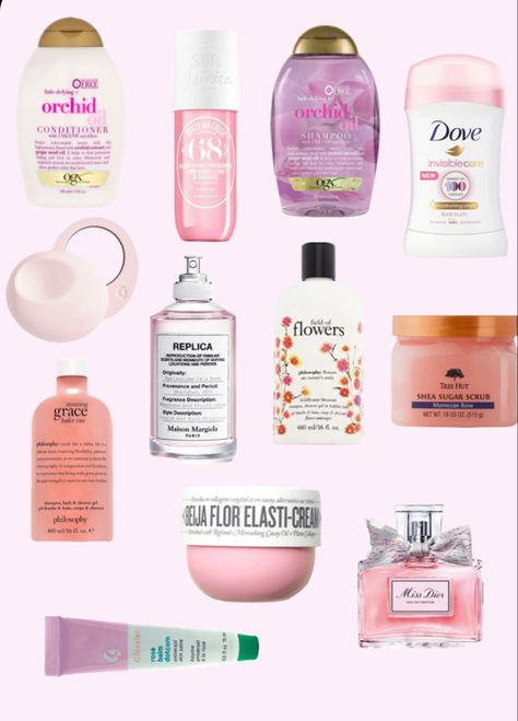 How to smell like flowers Feminine Scents, Smell Like Flowers Products, Floral Shower Routine, Floral Scents, Smell Like Flowers, How To Smell Floral, How To Smell Like Flowers, Floral Scent Combo, Floral Scented Shower Routine