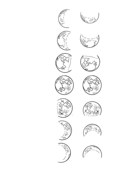 Moon Phase Sketch, Moon Phases Tattoo Designs, Moon Phase Tattoo, Phase Tattoo, Tattoos Together, Character Tattoo Ideas, Moon Phases Tattoo, Small Girly Tattoos, Cartoon Character Tattoos