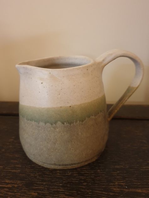 #handthrown #handmade #ceramics #pottery #handbuilt #jug #milk #cream #milkjug by @ceramicscobb @jennifercobbceramics Milk Jug Ceramic, Teapot Lamp, Pottery Teapots, Ceramic Jug, Keramik Design, Tile Inspiration, Ceramic Houses, Christmas Wall Decor, Hand Thrown