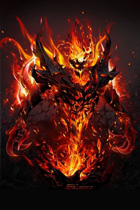 Shadow Fiend, Defense Of The Ancients, Dota 2 Wallpaper, Fantasy Demon, 다크 판타지, Demon Art, Fantasy Monster, Mythical Creatures Art, Monster Design