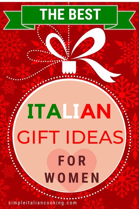 Creative & special Italian Christmas gift ideas for your wife, girlfriend, mother or even sisters! Perfect if she is Italian or loves Italian style! Italian Gifts Ideas, Italian Gift Ideas, Italian Wife, Dinner Party Gifts, Italian Party, Italian Gifts, Italian Theme, Italian Family, Italian Christmas