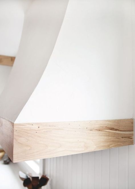 Range Hood Cover Diy, Curved Range Hood, Diy Range Hood Cover, Wood Hood Vent, Wood Range Hood Cover, Diy Range Hood, Range Hood Ideas, Wooden Range Hood, Hood Vent Cover