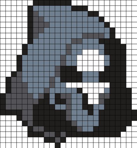 Overwatch Pixel Art, Overwatch Reaper, Kandi Cuffs, Kandi Cuff, Easy Pixel Art, Pony Bead Patterns, Cool Pixel Art, Pixel Drawing, Beads Designs