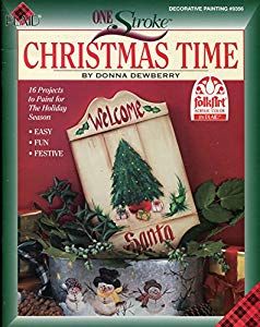 One Stroke Christmas Time Decorative... book Donna Dewberry Painting, Homemade Face Paints, Decorative Painting Patterns, Blue Christmas Ornaments, Donna Dewberry, Tole Painting Patterns, Wall Murals Painted, Painted Books, Tole Painting