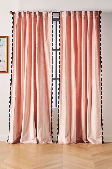 Anthropologie Curtains, Girl Curtains, Chenille Curtains, Unique Curtains, Cotton Shower Curtain, Tassel Curtains, Striped Curtains, Pink Curtains, Floral Curtains