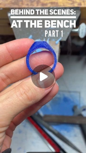 Kyri Jewelry | Western NY’s 1st Permanent Jewelry Experience on Instagram: "Watch me make a Sterling Silver Signet Ring using the Wax Carving and Lost Wax Casting technique.
Part one of three. 
Stay tuned for more!" Wax Cast Rings Sterling Silver, Wax Carved Signet Ring, Wax Cast Rings, Lost Wax Ring, Wax Carving Jewelry Tutorials, Wax Ring Carving Ideas, Wax Carved Jewelry, Wax Carving Ring, Lost Wax Casting Rings