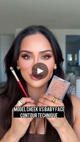 57K reactions · 331 shares | To Model or To Baby Face that is the question 🧐

Cream Bronzer @dominiquecosmetics in shade Medium Tan

#contour #contourtutorial #makeup #makeuphacks#makeuptutorial | Christen Dominique Cool Tone Contour Products, Bronzer For Round Face, How To Contour Your Face Step By Step, Makeup For Big Nose, Apply Bronzer And Blush, Bronzer Application Tutorial, Easy Contouring For Beginners, Baby Face Makeup, Tan Contour