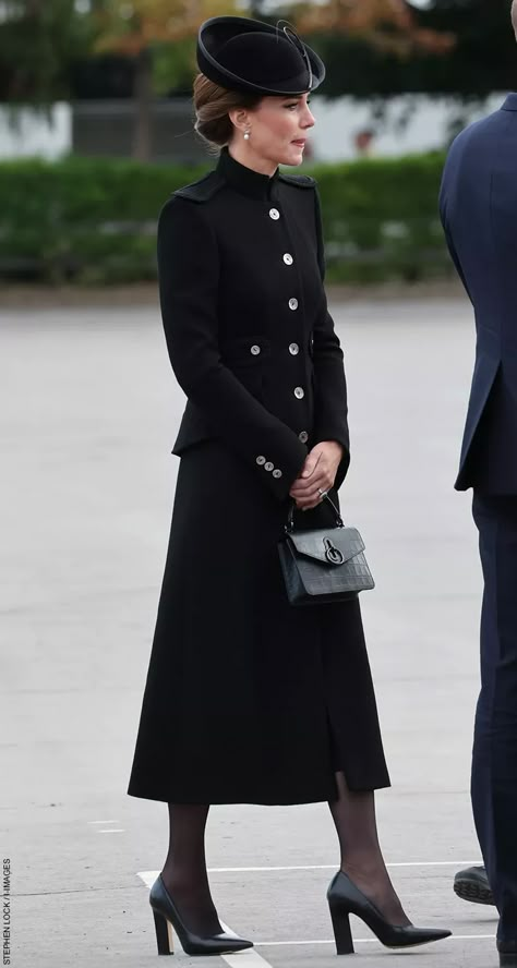 Black wool coat