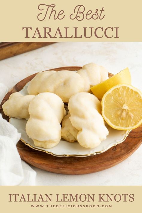 Tarallucci Al Limone: Italian Lemon Knot Cookies, Italian Ricotta Lemon Cookies, Simple Italian Cookies, Best Lemon Cookies Ever, Italian Anginette Cookies, Italian Pineapple Cookies, Lemoncello Recipes Cookies, Italian Scones Recipe, Italian Lemon Knot Cookies