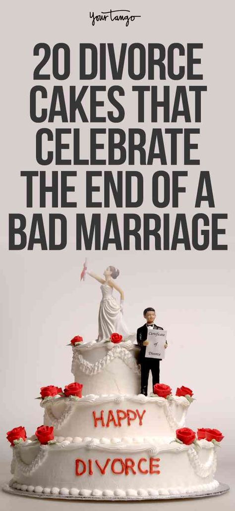 Divorce is hard, but for many, it's a time to celebrate. Just like you had a wedding cake on your big day, why not have a divorce cake to make things final? Here are 20 creative divorce cakes to inspire your divorce party.#divorce #cakes #badmarriage #moving on Divorced Cake For Women, Divorce Cakes For Him, Funny Divorce Cakes, Divorce Shower Ideas, Just Divorced Cake, Just Divorced Party, Happy Divorce Cake, Divorce Cookies Funny, Divorce Cakes For Women Funny