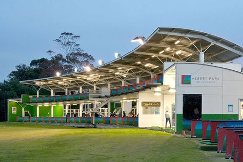 Golf Bar, Sports Facility Architecture, Golf Clubhouse, Golf Driving Range, Golf Range, Melbourne Airport, Golf Academy, Public Golf Courses, Mini Golf Course