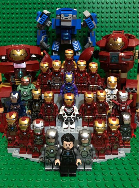 Lego Avengers Moc, Lego Iron Man Moc, Lego Hulkbuster, Iron Man Suits, Festa Power Rangers, Lego Jedi, Lego Iron Man, Beetlejuice Fan Art, Lego Avengers