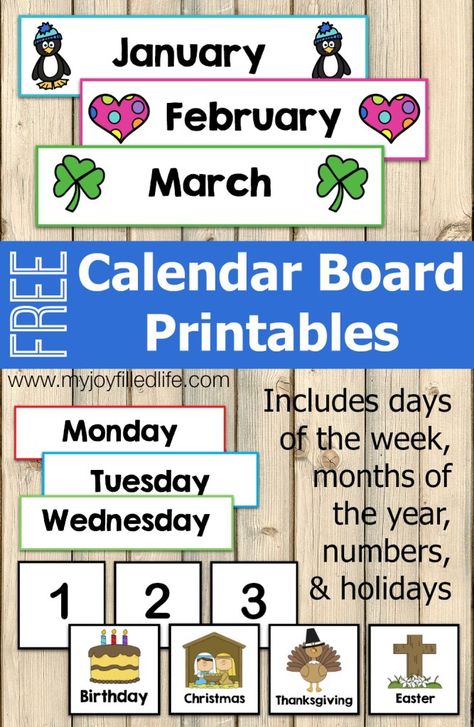 Printable Calendar Numbers, Class Calendar, Kindergarten Calendar, Calendar Free Printable, Preschool Calendar, Homeschool Calendar, Calendar Board, Classroom Calendar, Calendar Time