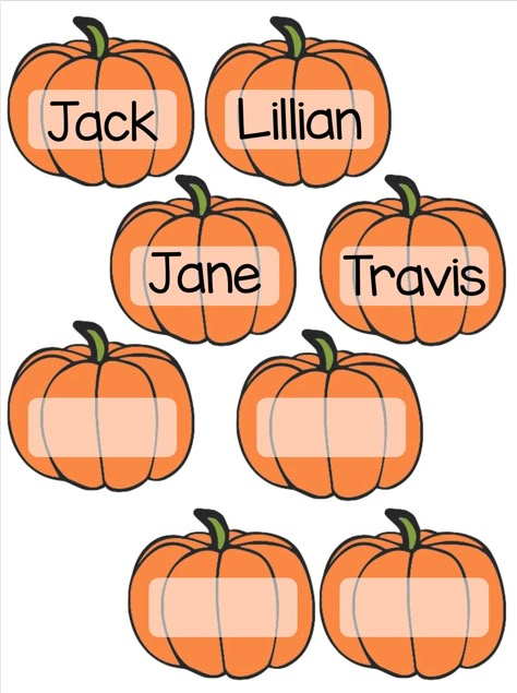 "Here is a cute, yet super-easy bulletin board for your classroom. This file is DIGITAL, no items will be shipped. This file contains BOTH the \"hello fall\" and \"hello pumpkin\" letters in two different sizes. This bulletin board can be printed in color or there are outlines to be printed on your own colored paper. This file also contains a triangle banner or circle banner, 3 different size pumpkins, and name tags (names can be added in the PDF file). Large letters are great for a rectangle or Harvest Decorations For Classroom, October Name Tags, Preschool Fall Classroom Decorations, Pumpkin Boards Bulletin, Halloween Party For Daycare, Fall Decor Ideas For Classroom Wall, Fall Name Tags For Cubbies, Fall Decor For Infant Classroom, Pumpkin Door Decoration