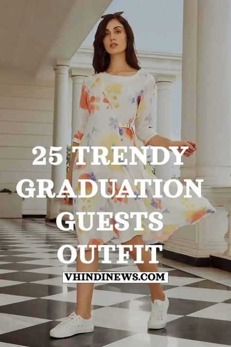 25 Best Graduation Guests Outfit: What to Wear Graduation Guests Outfits 58 What To Wear To Boyfriend's Graduation, Graduation Guest Outfit Ideas Women, Grad Ceremony Outfit Guest, Grad Party Outfit Ideas Guest Casual, Family Graduation Outfit Ideas, Sister Graduation Outfit, Graduation Dress Guest, Outfit Graduation Guest, What To Wear To A Grad Party