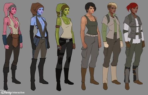 ArtStation - Star Wars mobile game - Disney Interactive, William Nichols Star Wars Races, Star Wars Mobile, Starwars Oc, Star Wars 1313, Star Wars Girl, Star Wars Species, No No, Star Wars Design, Star Wars Fashion