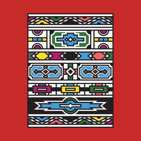 Ndebele Pattern, Ndebele Print, African Pattern Art, African Fabric Patterns, Ndebele Art, South Africa Aesthetic, Modern African Decor, Africa Aesthetic, Patterns In Art