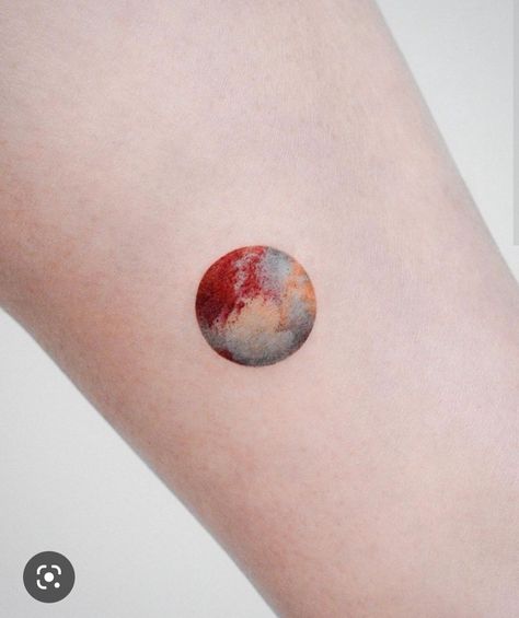 Happy Birthday Tattoo, Planet Tattoo, Mars Planet, Christmas Presents For Friends, Birthday Tattoo, Bts Tattoos, Planet Tattoos, Sibling Tattoos, Hand Tattoos For Guys