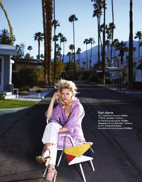 / Palm Springs Photoshoot, Hannah Holman, Vogue Editorial Photography, Palm Springs Fashion, Lingerie Editorial, Los Angeles Street, Vogue Editorial, Outdoor Baby Shower, Old Hollywood Style